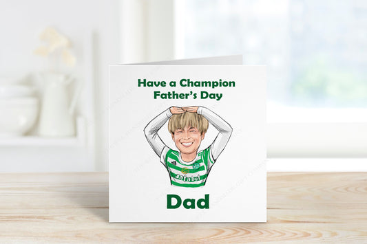 Champion Father's Day greetings card